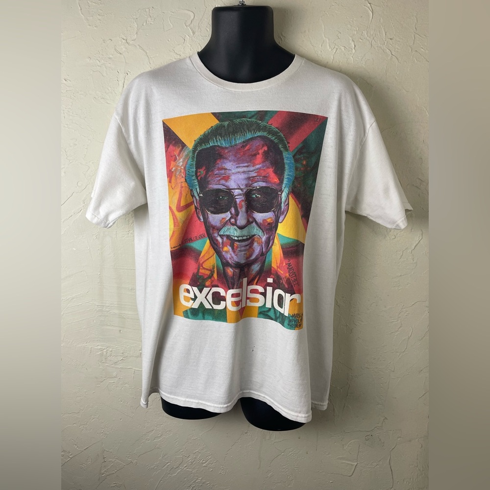 Stan Lee Neff x Madsteez Excelsior Men's T-Shirt Size Large